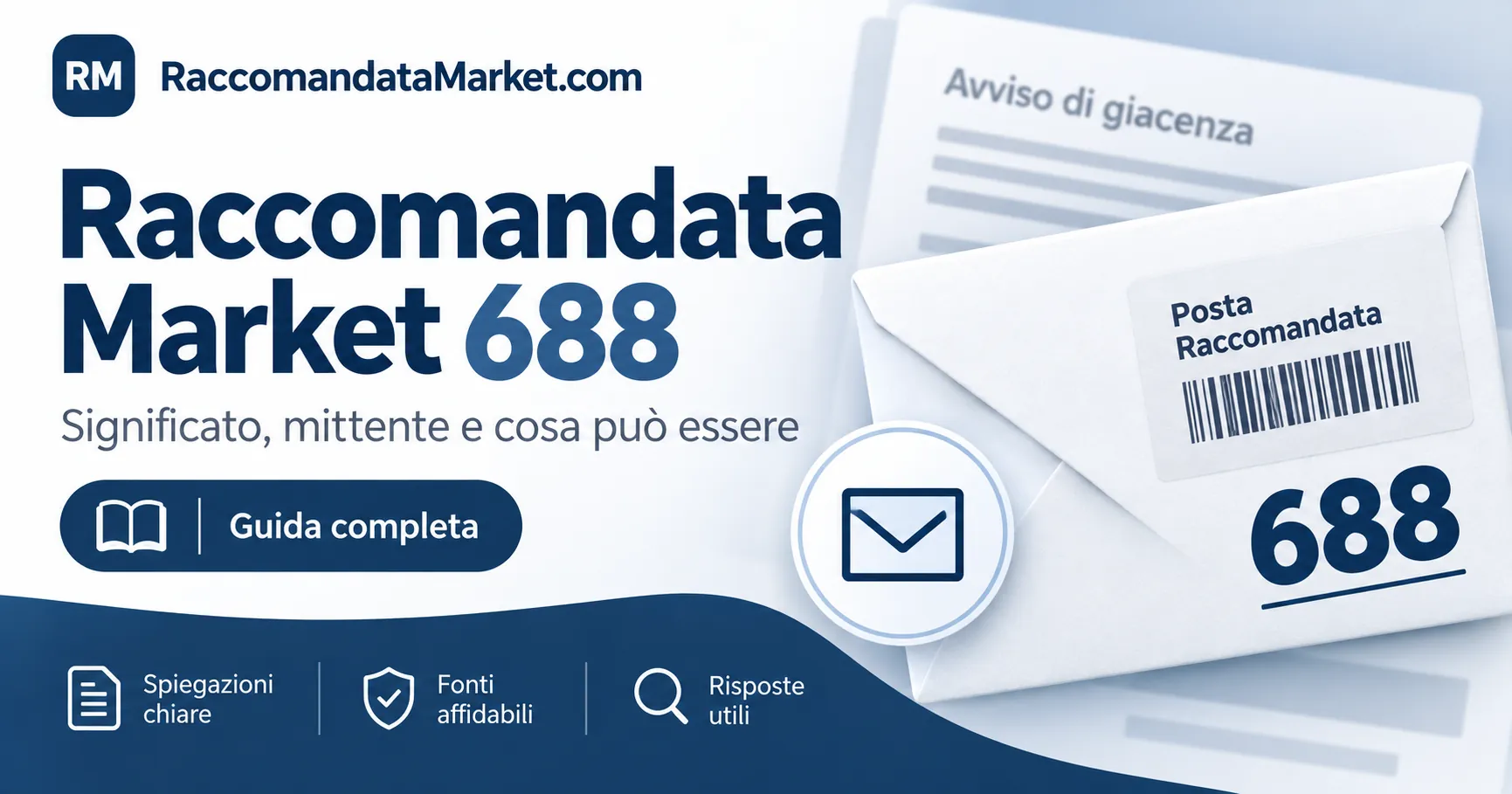 Raccomandata Market 688: guida al significato del codice e ai possibili mittenti